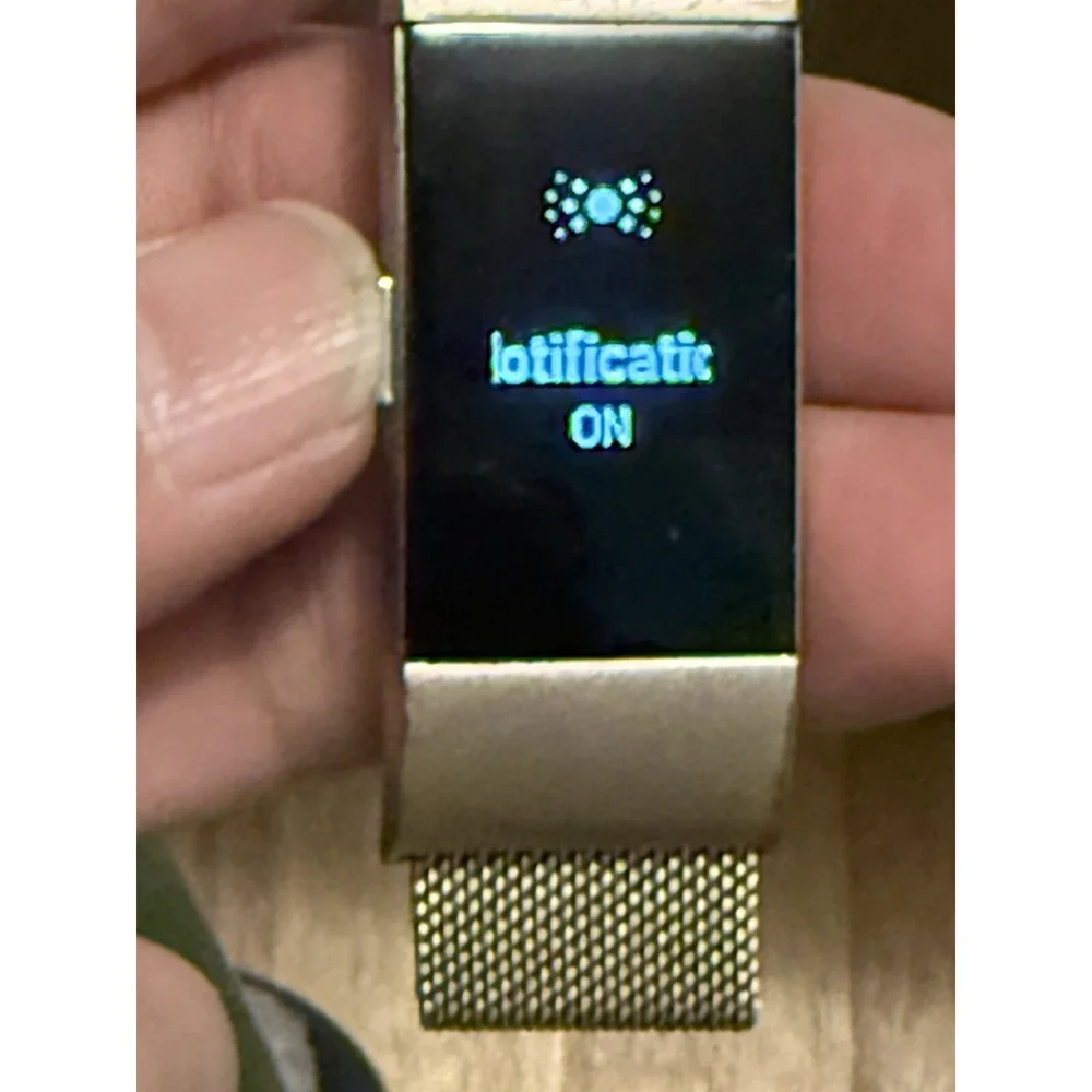 Fitbit Charge 2 Heart Rate & Fitness Black Wristband SMALL And Charger